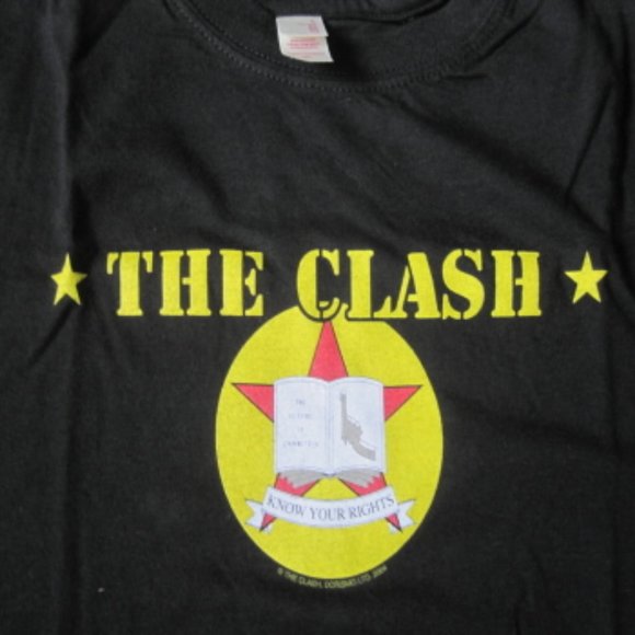 The Clash Star Punk Rock Girl Juniors Tee (XL) - Picture 2 of 2